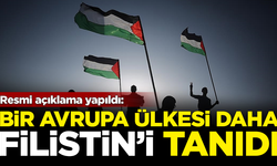 Resmi açıklama yapıldı! Bir ülke daha Filistin Devleti'ni tanıdı