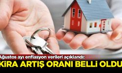 Ağustos ayı enflasyon verileri açıklandı: Kira artış oranı belli oldu