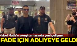 Mabel Matiz'e soruşturmasında yeni gelişme: Polis eşliğinde adliyeye geldi