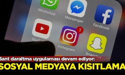 Bant daraltma uygulaması devam ediyor: Sosyal medyaya erişim kısıtlaması