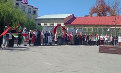 Kars’ta kadınlardan Gazze'ye destek zinciri