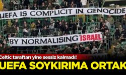 Celtic taraftarı yine sessiz kalmadı!
