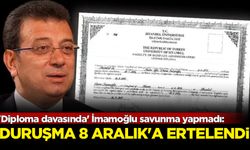 'Diploma davasında' İmamoğlu savunma yapmadı: Duruşma 8 Aralık'a ertelendi