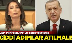 DEM Parti'den AKP'ye 'süreç' eleştirisi!