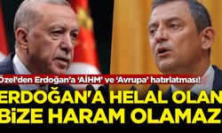 Özel’den Erdoğan’a ‘AİHM’ ve ‘Avrupa’ hatırlatması! Erdoğan'a helal olan bize haram olamaz
