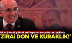 Bakan Şimşek yüksek enflasyonun sorumlusunu açıkladı