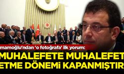 İmamoğlu'ndan 'o fotoğrafa' ilk yorum: Muhalefete muhalefet etme dönemi kapanmıştır