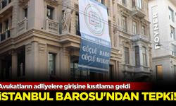 Avukatların adliyelere girişine kısıtlama geldi: İstanbul Barosu'ndan tepki