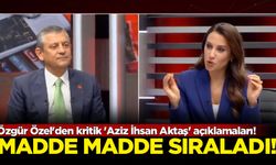 Özgür Özel'den kritik 'Aziz İhsan Aktaş' açıklamaları!