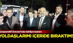 Kooperatif Davası'nda tahliye kararı: 'Yoldaşlarımı içeride bıraktım'