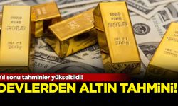Bankacılık devinden yıl sonu altın tahmi!