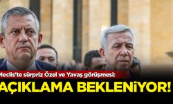 Meclis'te sürpriz Özel ve Yavaş görüşmesi