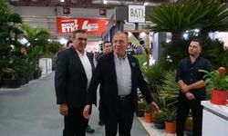 Gürsel Tekin, Peyzaj fuarını ziyaret etti