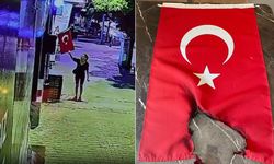 Muğla’da 'bayrak' provokasyonu! Ateşe verip uzaklaştı