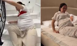 9 aylık hamile Özlem Öz'ün paylaşımı tepki çekti! Bakanlığa şikayet yağdı