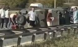 Pendik'te feci kaza! Askeri, polis ve sivil araçlar birbirine girdi