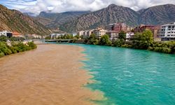 Tunceli'de doğa şaşırttı! Munzur ve Pülümür nehirleri iki farklı renge büründü