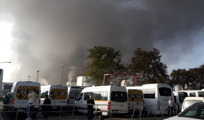 Kocaeli'deki gübre fabrikasında korkutan yangın
