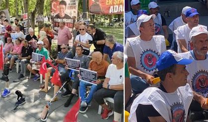 Madenciler ve gaziler eylemdeydi! Ankara Valiliği'nden 15 günlük yasak kararı