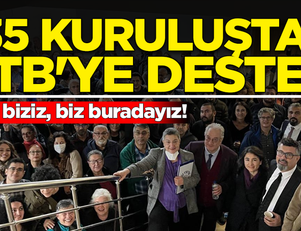 135 kuruluştan TTB'ye destek: TTB biziz, biz buradayız