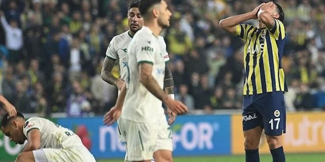 Fenerbahçe, Giresunspor’a 2-1 kaybetti