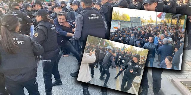 Polis, Alevi derneklerinin protestosuna müdahale etti