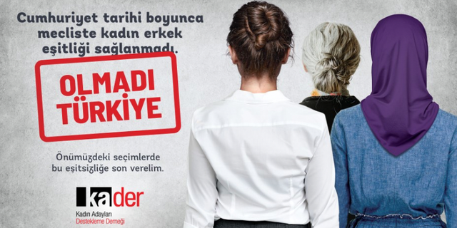 KADER ''Olmadı Türkiye'' Kampanyasını Taksim'den Başlattı ''O Koltukların Yarısı Bizim''