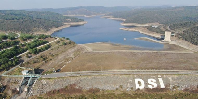 Alibeyköy Barajı son 10 yılın en düşük seviyesini gördü