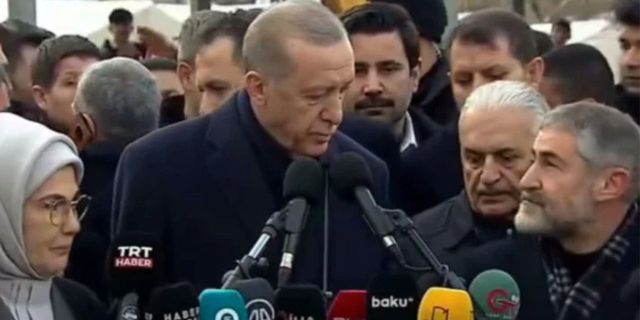 Erdoğan ile Nebati'nin bakışması gündem oldu