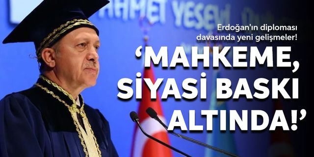 Erdoğan'ın diploması davasında mahkemeden dikkat çeken karar!