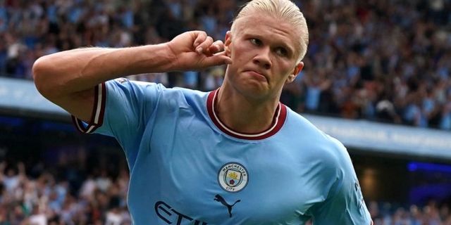Haaland Premier Lig tarihine geçti