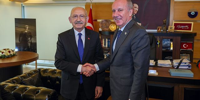 Kılıçdaroğlu ve İnce'nin görüşmeleri sona erdi! 'Bu Erdoğan gitmelidir'
