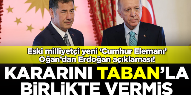 Eski milliyetçi yeni ‘Cumhur Elemanı’ Oğan’dan Erdoğan açıklaması!