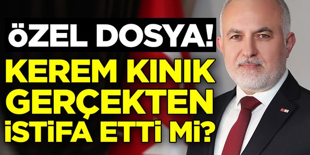 ÖZEL DOSYA: Kızılay Başkanı Kerem Kınık, gerçekten istifa etti mi?
