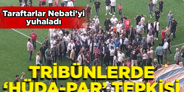 Tribünlerde Nebati'ye 'HÜDA PAR' tepkisi: Meclis'te Hizbullah istemiyoruz