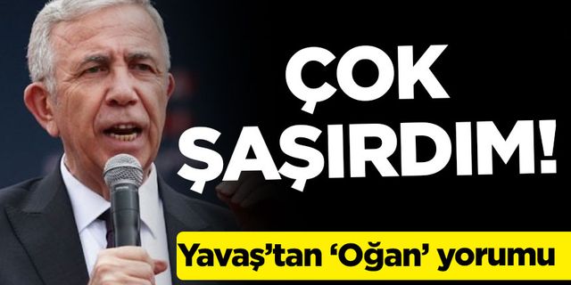 Mansur Yavaş'tan 'Sinan Oğan' açıklaması