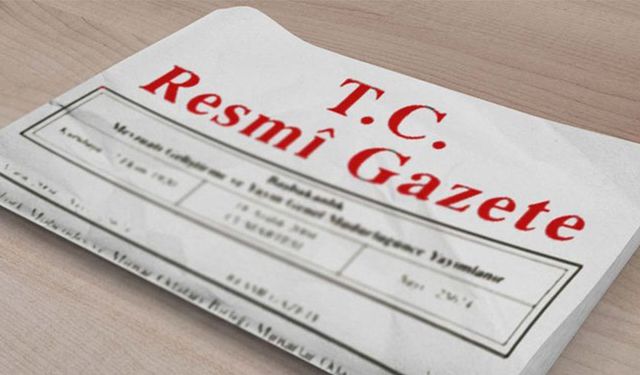 Bakanlar Kurulu listesinde değişiklik Resmi Gazete’de