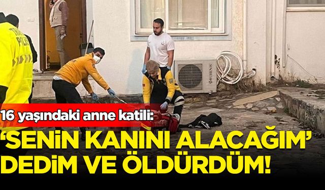 Tartıştığı annesinin bileğini keserek öldürdü