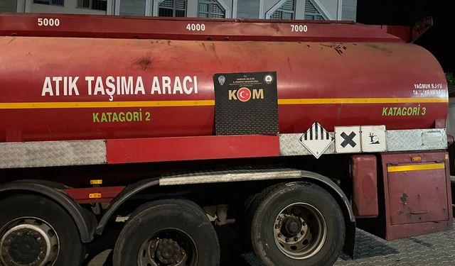 Samsun'da 23 bin litre sahte akaryakıt ele geçirildi