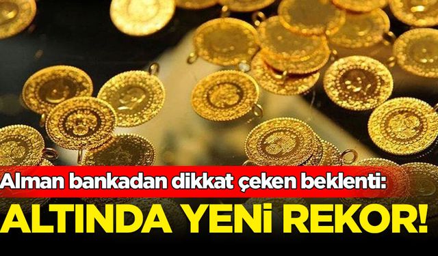 Alman bankadan 2024 için dikkat çeken altın beklentisi