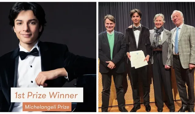 Piyanist Can Saraç, 16 yaşında Michelangeli Ödülü'nü kazandı