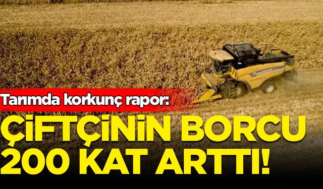 Tarımda korkunç rapor: Çiftçinin borcu 200 kat arttı