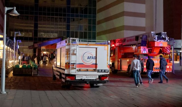 Erzurum'da AVM'deki kafeteryada patlama: 2 yaralı