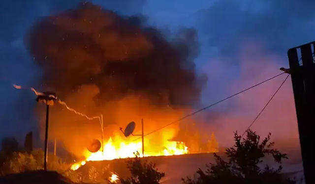 Bodrum'da restoranda yangın! Tamamen küle döndü