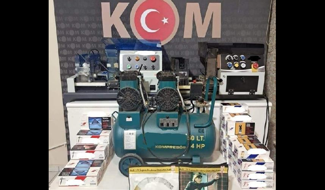 Kırıkkale'de kaçak sigara operasyonu!  1 milyon 260 makaron yakalandı