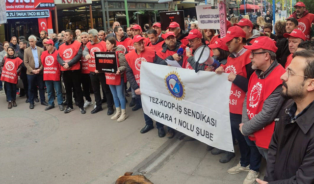 Mimarlar Odası işçileri yönetime karşı eylem başlattı