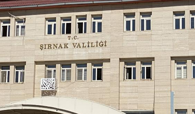 Valilik karar verdi: Şırnak'ta 7 günlük eylem yasağı