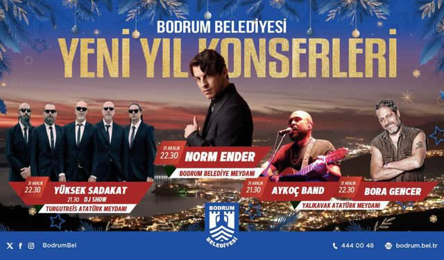 Bodrum'da belediyenin yılbaşı etkinlikleri iptal edildi