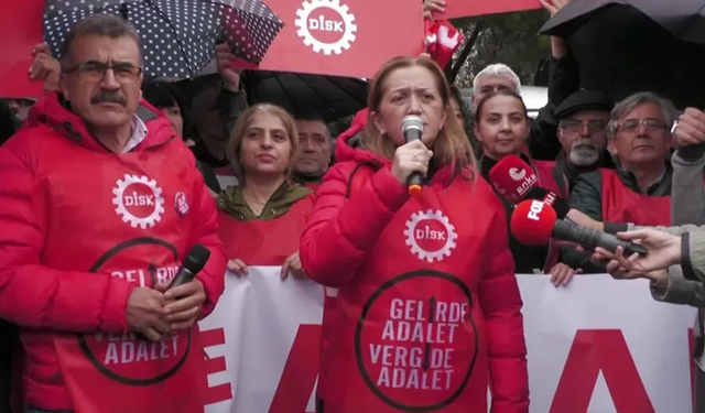 DİSK Başkanı Çerkezoğlu: Herkesin insanca yaşayacağı bir asgari ücret istiyoruz