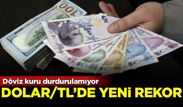 Döviz kuru durdurulamıyor! Dolar/TL'de yeni rekor